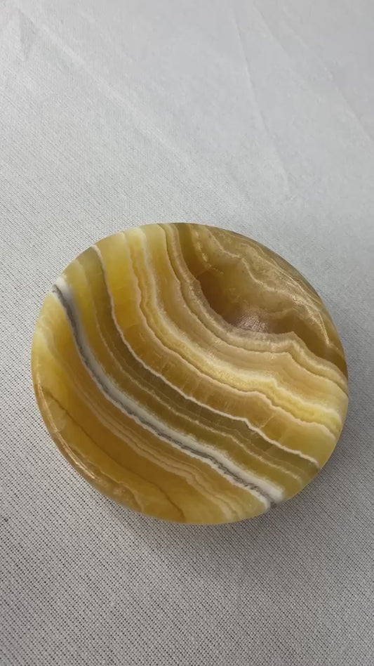 Orange Calcite bowl