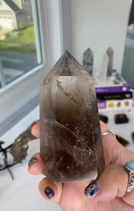 Smokey Quartz Tower